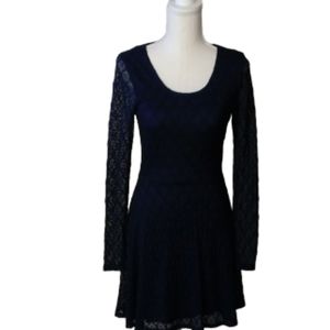 FOREVER 21 navy blue lace dress